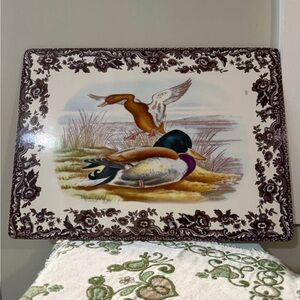 Vintage Spode Woodland Mallard Placemat
